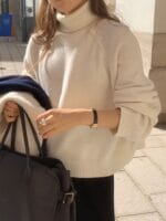 [Premium] OUNCE Cashmere Raglan Turtleneck - Image 11