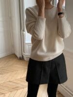 [Premium] OUNCE Marine Cashmere Round Knit - Image 8