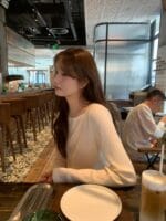 [Premium] OUNCE Pleated Boat Neck Long Sleeve Tee - Image 13