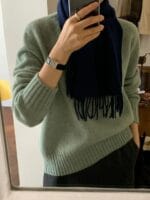 [Premium] OUNCE Heather Shetland Wool Knit - Image 2