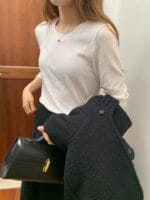 [Premium] OUNCE Dove Wool Tencel Tee - Image 2