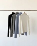 [Premium] OUNCE Soft Wool-Tencel Turtleneck - Image 18