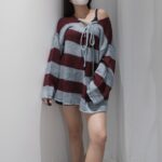 Multiways Tie Stripes Knit - Image 13