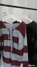 Multiways Tie Stripes Knit - Image 19