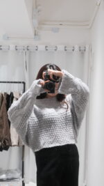 Handmade Cable Crop Knit - Image 14
