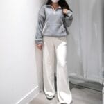 Girly Half Zip Fleeced Sweater - Image 12