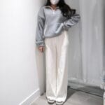 Girly Half Zip Fleeced Sweater - Image 14