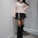 Fluffy Vneck Choker Sweater - Image 10