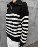 Half Zip Stripes Knit - Image 19