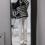 Half Zip Stripes Knit - Image 14