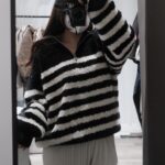 Half Zip Stripes Knit - Image 13