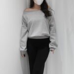 Slouchy Bare Shoulder Pullover