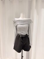 Double Ribbon Off Shoulder Top - Image 18