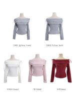 Double Ribbon Off Shoulder Top - Image 20