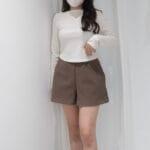 [Premium] OUNCE Boat Neck Rib Crop Tee - Image 3