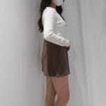 [Premium] OUNCE Boat Neck Rib Crop Tee - Image 7