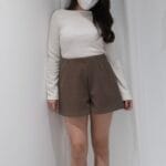 [Premium] OUNCE Boat Neck Rib Crop Tee - Image 8