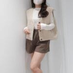 [Premium] OUNCE Boat Neck Rib Crop Tee - Image 12