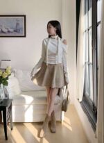 Pleated Corduroy Skort - Image 35