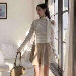 Pleated Corduroy Skort - Image 34