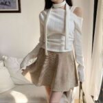 Pleated Corduroy Skort - Image 31