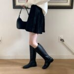 Pleated Corduroy Skort - Image 23