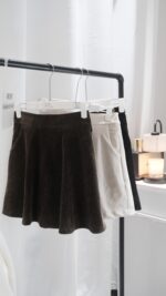 Pleated Corduroy Skort - Image 21