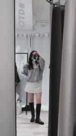 40% Wool Batwing Hoodie Jacket - Image 16