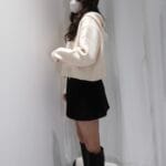 Cropped Knit Hoodie Jacket - Image 8