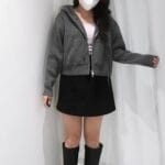 Cropped Knit Hoodie Jacket - Image 11