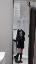 Cropped Knit Hoodie Jacket - Image 19