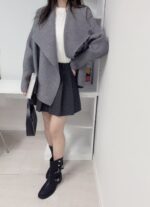 ☝🏻周年驚喜價 50% Wool Minimal Belted Coat - Image 4