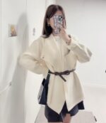 ☝🏻周年驚喜價 50% Wool Minimal Belted Coat - Image 9