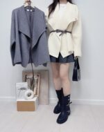 ☝🏻周年驚喜價 50% Wool Minimal Belted Coat - Image 11