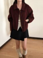 ☝🏻周年驚喜價 80% Wool FW Handmade Coat - Image 10