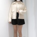 Detachable Knit Collar Jacket - Image 6