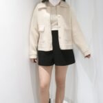 Detachable Knit Collar Jacket - Image 7