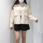 Detachable Knit Collar Jacket - Image 2