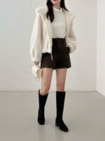 ☝🏻週年驚喜價 Hooded Fluffy Jacket - Image 4