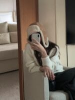 [Premium] OUNCE Alpaca Boucle Cardigan - Image 3