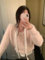 [Premium] Marshmallow Touch V-neck Sweater - Image 2