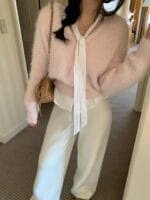 [Premium] Marshmallow Touch V-neck Sweater - Image 7