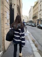 [Premium] Striped V-Neck Knit Sweaters - Image 7