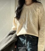 [Premium] Adele Cable Wool Knit