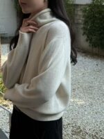 [Premium] Cashmere Rolled Turtleneck - Image 6