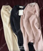 [Premium] Round Neck Wool Knit - Image 8