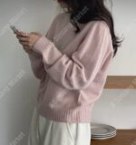[Premium] Round Neck Wool Knit - Image 9