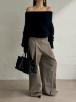 [Premium] Angora Off-shoulder Knit - Image 7