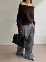 [Premium] Angora Off-shoulder Knit - Image 21