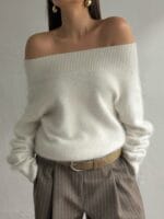 [Premium] Angora Off-shoulder Knit - Image 22